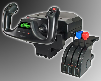 Saitek Pro Flight Yoke System with Throttle Quadrant