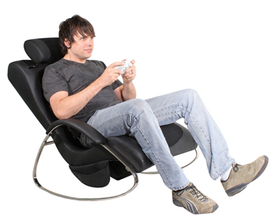 Sky Lounger BoomChair in use